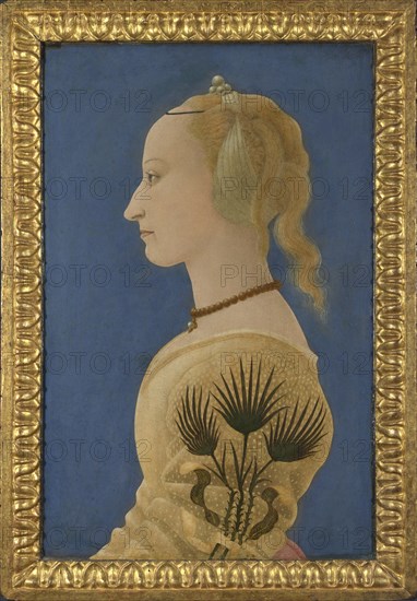 Portrait of a Lady, ca 1465. Artist: Baldovinetti, Alesso (1425-1499)