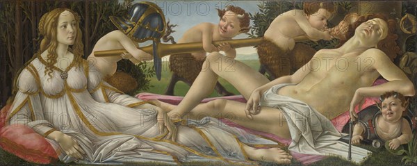 Venus and Mars, ca 1485. Artist: Botticelli, Sandro (1445-1510)