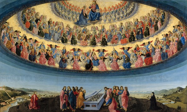 The Assumption of the Virgin, ca 1475. Artist: Botticini, Francesco (1446-1497)