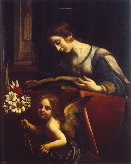 Saint Catherine, 1670. Artist: Dolci, Carlo (1616-1686)