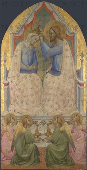The Coronation of the Virgin, 1380s. Artist: Gaddi, Agnolo (1350-1396)
