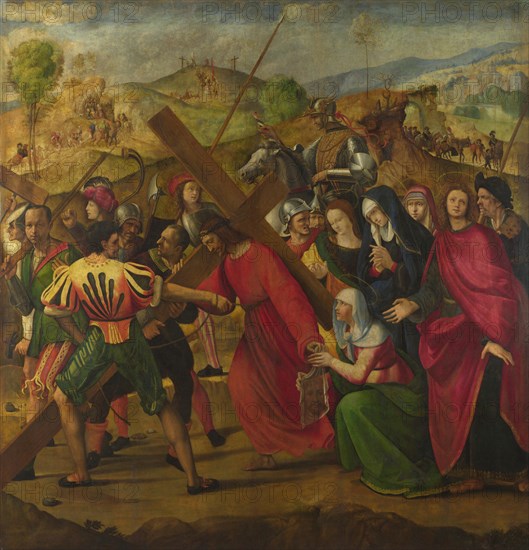 The Procession to Calvary, c. 1505. Artist: Ghirlandaio, Ridolfo (1483-1561)