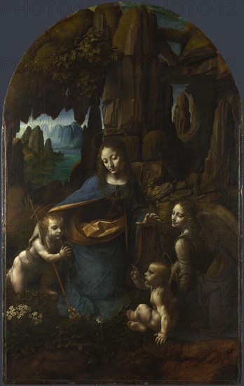 The Virgin of the Rocks, Between 1492 and 1508. Artist: Leonardo da Vinci (1452-1519)