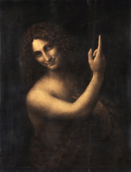 Saint John the Baptist, 1513-1516. Artist: Leonardo da Vinci (1452-1519)