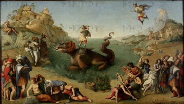 Andromeda freed by Perseus, 1510-1515. Artist: Piero di Cosimo (ca 1462-ca 1521)