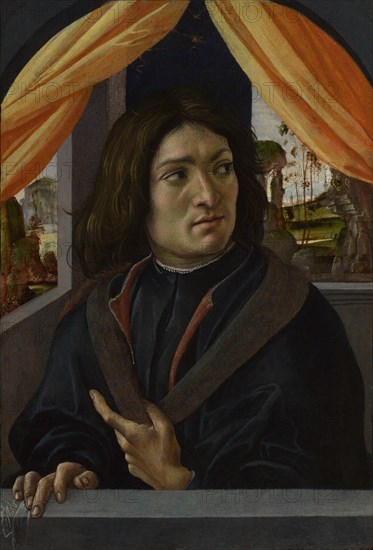 Portrait of a Man, c. 1500. Artist: Raffaellino del Garbo (1466-1524)