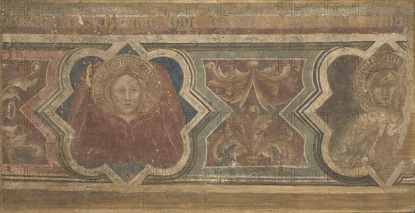 Decorative Border, ca 1390. Artist: Spinello, Aretino (c. 1350-1410)