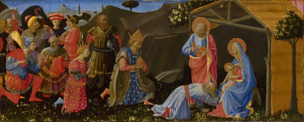 The Adoration of the Magi, c. 1433-1434. Artist: Strozzi, Zanobi (1412-1468)