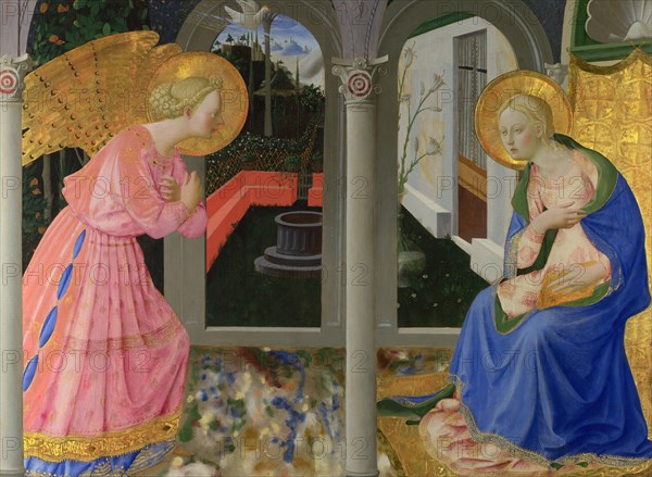 The Annunciation, c. 1440. Artist: Strozzi, Zanobi (1412-1468)