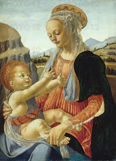 The Virgin and Child. Artist: Verrocchio, Andrea del (1437-1488)