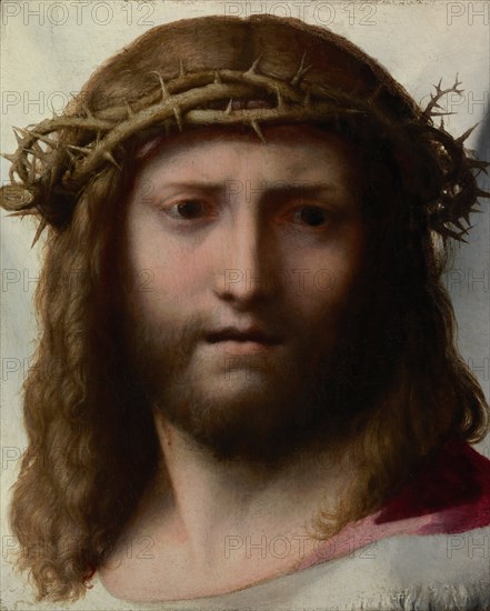 Head of Christ, 1525-1528. Artist: Correggio (1489-1534)