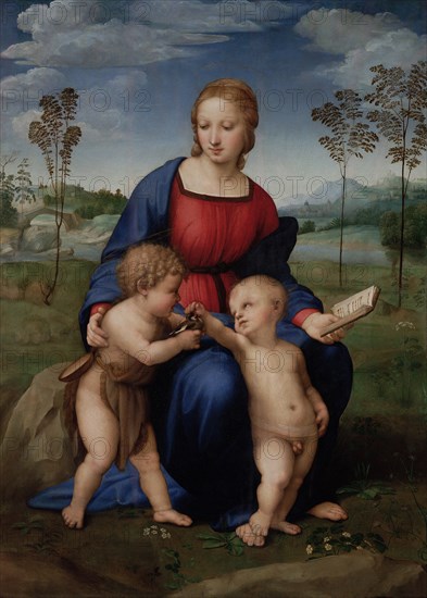 Madonna of the Goldfinch (Madonna del Cardellino), 1505-1506. Artist: Raphael (1483-1520)