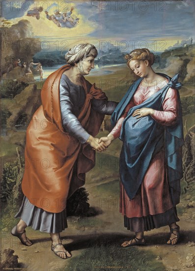 The Visitation, 1517. Artist: Raphael (1483-1520)