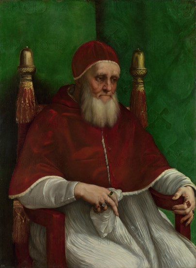 Portrait of Pope Julius II, 1511. Artist: Raphael (1483-1520)