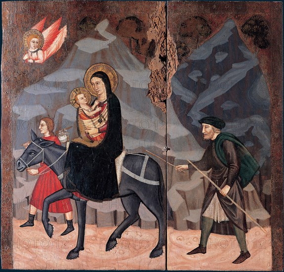 The Flight into Egypt, Second Half of 14th cen.. Artist: Maestro di Campli (active Mid of 16th cen.)