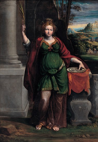 Saint Lucy, 1535-1540. Artist: Garofalo, Benvenuto Tisi da (1481-1559)