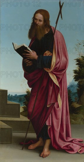 Saint Philip the Apostle (High Altarpiece, Oratory of S. Pietro in Vincoli), 1505. Artist: Costa, Lorenzo (1460-1535)