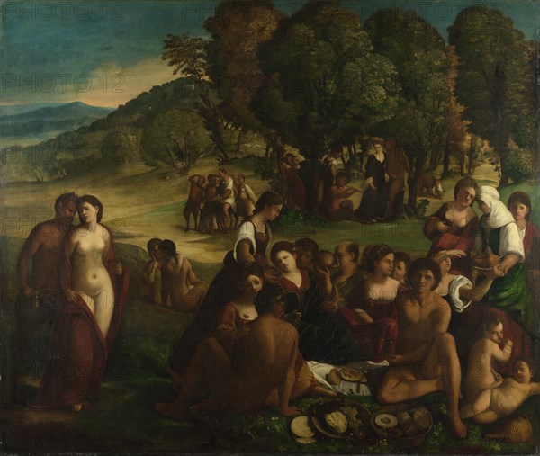 A Bacchanal, c. 1520. Artist: Dossi, Dosso (ca. 1486-1542)