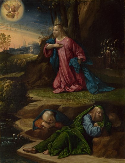 The Agony in the Garden, Between 1520 and 1539. Artist: Garofalo, Benvenuto Tisi da (1481-1559)