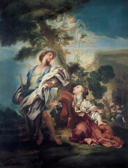 Noli me tangere, 1680. Artist: De Ferrari, Gregorio (1647-1726)