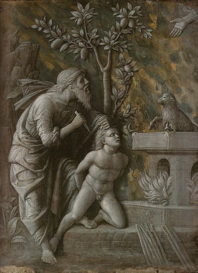 The Sacrifice of Isaac, c.1490-1495. Artist: Mantegna, Andrea (1431-1506)