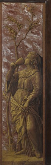 A Woman Drinking, c. 1500. Artist: Mantegna, Andrea (1431-1506)