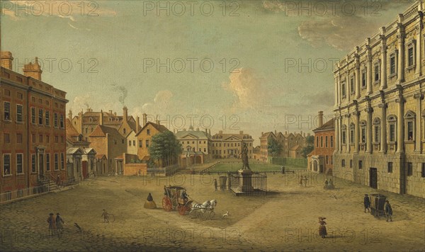 Four views of London: The Privy Garden, Whitehall. Artist: Joli, Antonio (1700-1777)