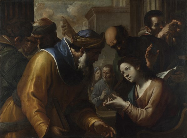 Christ disputing with the Doctors, 1660s. Artist: Preti, Gregorio (1603-1672)