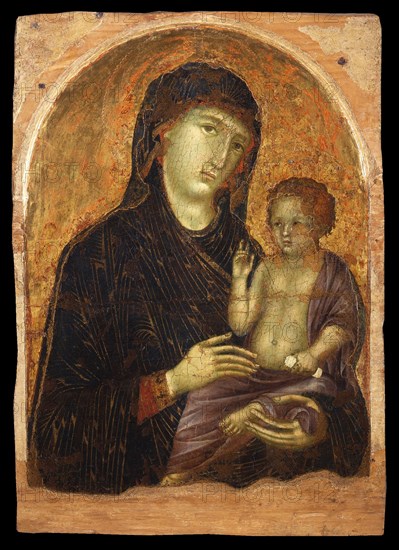Madonna with Child, Second half of 13th century. Artist: Duccio di Buoninsegna (1260-1318)