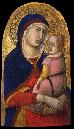 Madonna with Child, ca 1340. Artist: Lorenzetti, Pietro (ca 1300-ca 1348)