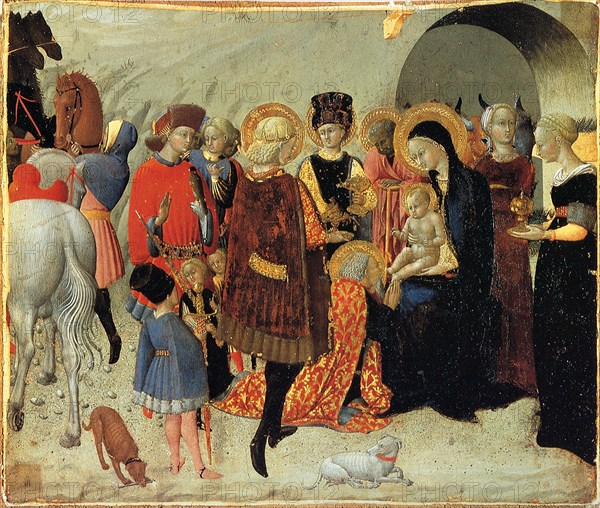 The Adoration of the Magi, ca 1435. Artist: Sassetta (1392-1450)