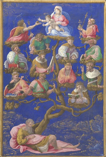 The Tree of Jesse, c.1535. Artist: Genga, Gerolamo (1476-1551)