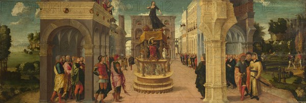 The Death of Dido, Early16th cen.. Artist: Liberale da Verona (1441-1526)