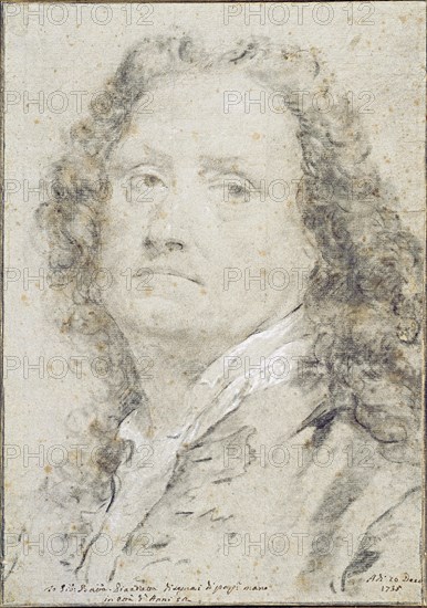 Self-portrait, 1735. Artist: Piazzetta, Gian Battista (1683-1754)