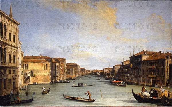 View of the Grand Canal, 1726-1728. Artist: Canaletto (1697-1768)