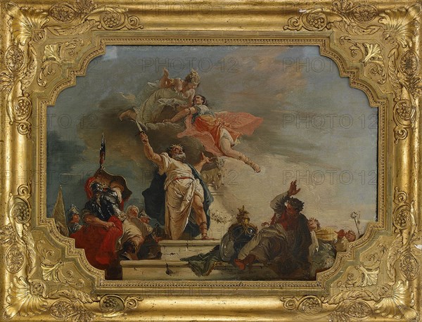 The Sacrifice of Iphigenia, 18th century. Artist: Fontebasso, Francesco (1709-1769)