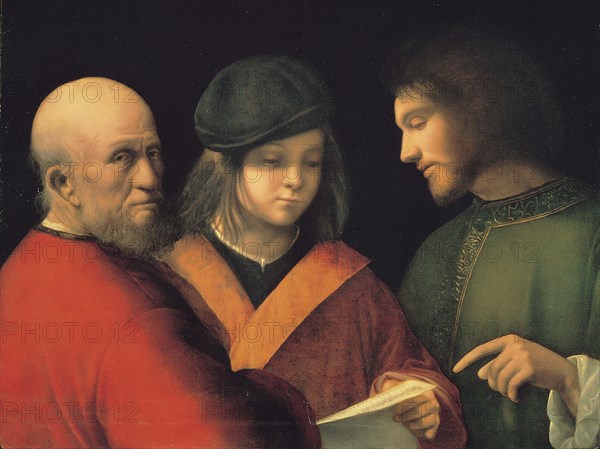 The Three Ages of Man (Reading a Song), c. 1501. Artist: Giorgione (1476-1510)