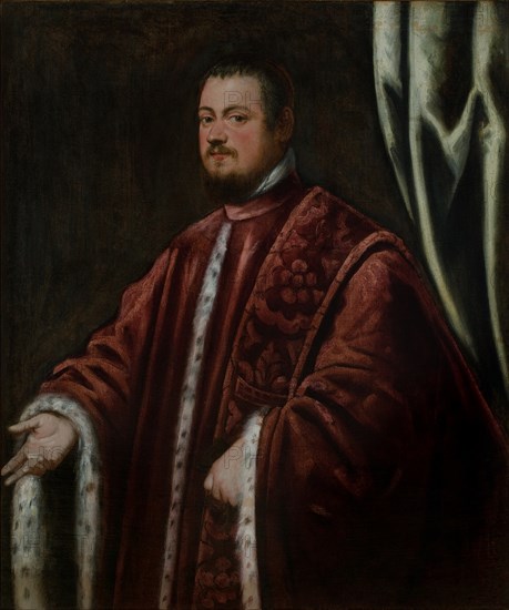 Portrait of Nicolò da Ponte. Artist: Tintoretto, Domenico (1560-1635)