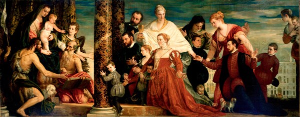 The Madonna of the Cuccina Family, ca 1571-1572. Artist: Veronese, Paolo (1528-1588)