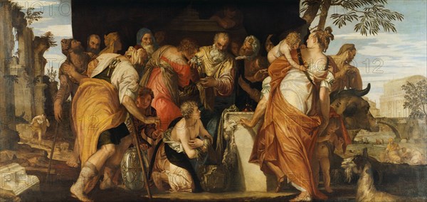 The Anointing of David, ca 1555. Artist: Veronese, Paolo (1528-1588)