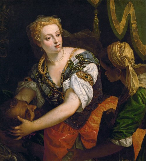 Judith with the Head of Holofernes, c. 1580. Artist: Veronese, Paolo (1528-1588)