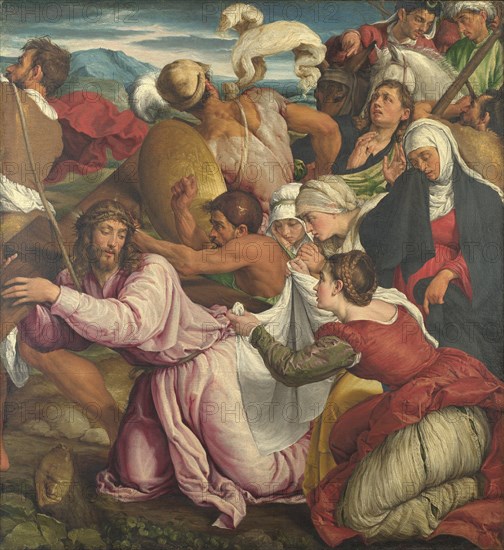 The Way to Calvary, ca 1545. Artist: Bassano, Jacopo, il vecchio (ca. 1510-1592)