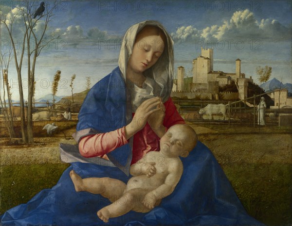 Madonna of the Meadow, c. 1500. Artist: Bellini, Giovanni (1430-1516)