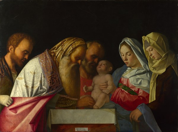 The Circumcision, c. 1500. Artist: Bellini, Giovanni, (Workshop)