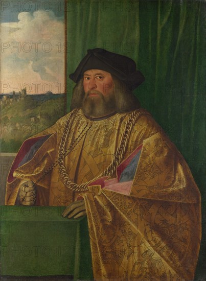 Francesco Albani, c. 1520. Artist: Cariani, Giovanni (ca. 1485-1547)