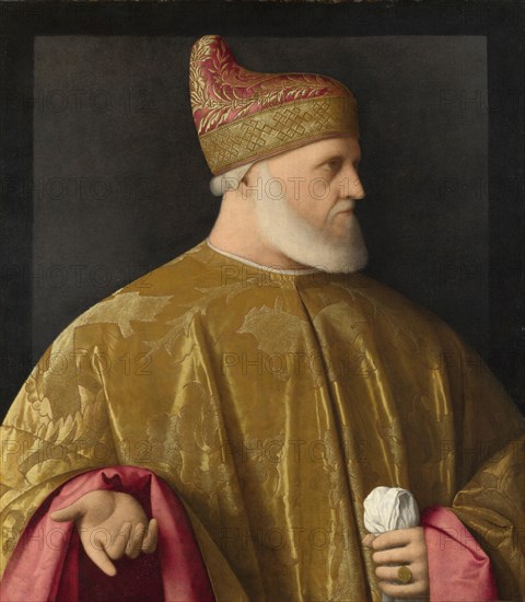 Portrait of the Doge, Andrea Gritti, ca 1530. Artist: Catena, Vincenzo di Biagio (ca. 1470-1531)