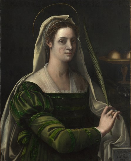 Saint Agatha, c.1540. Artist: Piombo, Sebastiano, del (1485-1547)