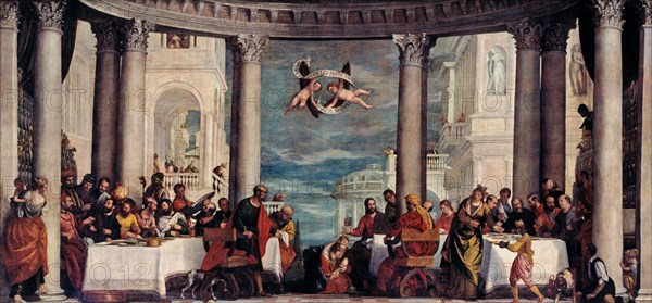 Feast in the House of Simon the Pharisee, 1570. Artist: Veronese, Paolo (1528-1588)