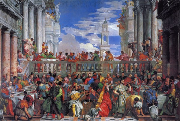 Les Noces de Cana, 1563. Artist: Veronese, Paolo (1528-1588)