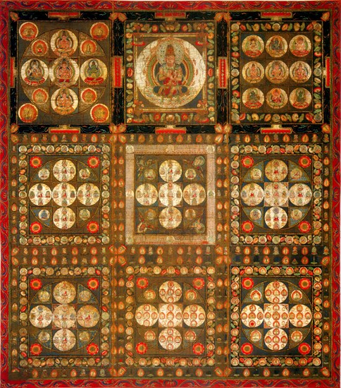 Garbhadhatu Mandala, 8th/9th century. Artist: Anonymous